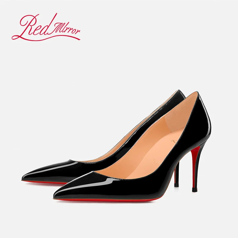 Shoes For Woman 2025 Trend Luxury Red Bottoms High Heels Pointed Toe Stiletto Pumps 12 cm Comfortable Party Dress Wedding Shoes