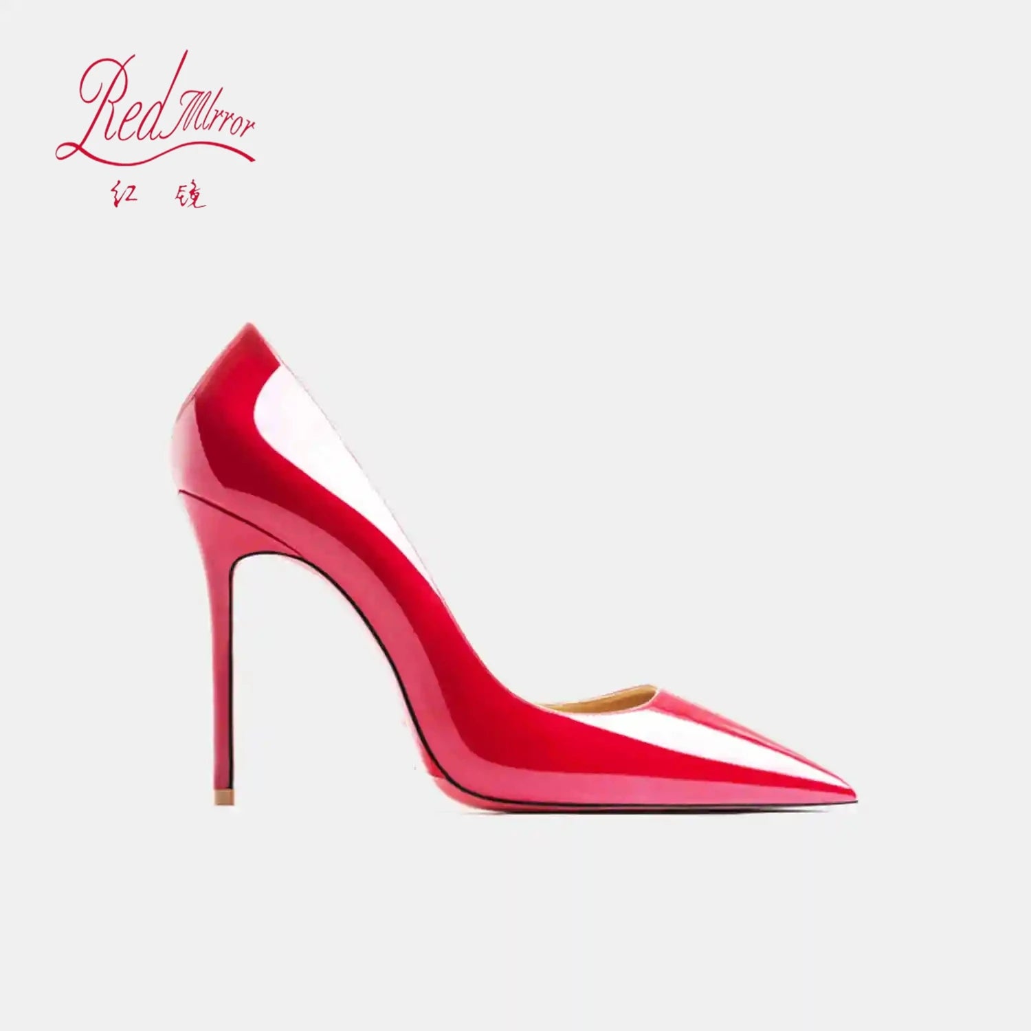 Black Women's elegant high heels Red Shiny Bottoms Luxury Brand Women heels trend Pointed Toe Sexy Party Pumps shoes Women