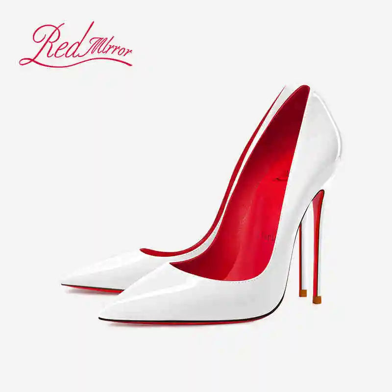 Shoes For Woman 2025 Trend Luxury Red Bottoms High Heels Pointed Toe Stiletto Pumps 12 cm Comfortable Party Dress Wedding Shoes
