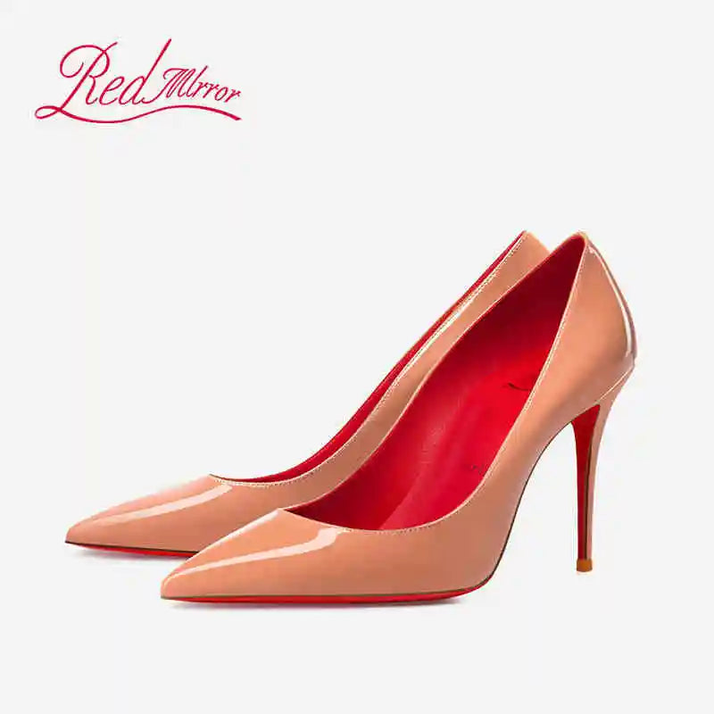 Shoes For Woman 2025 Trend Luxury Red Bottoms High Heels Pointed Toe Stiletto Pumps 12 cm Comfortable Party Dress Wedding Shoes