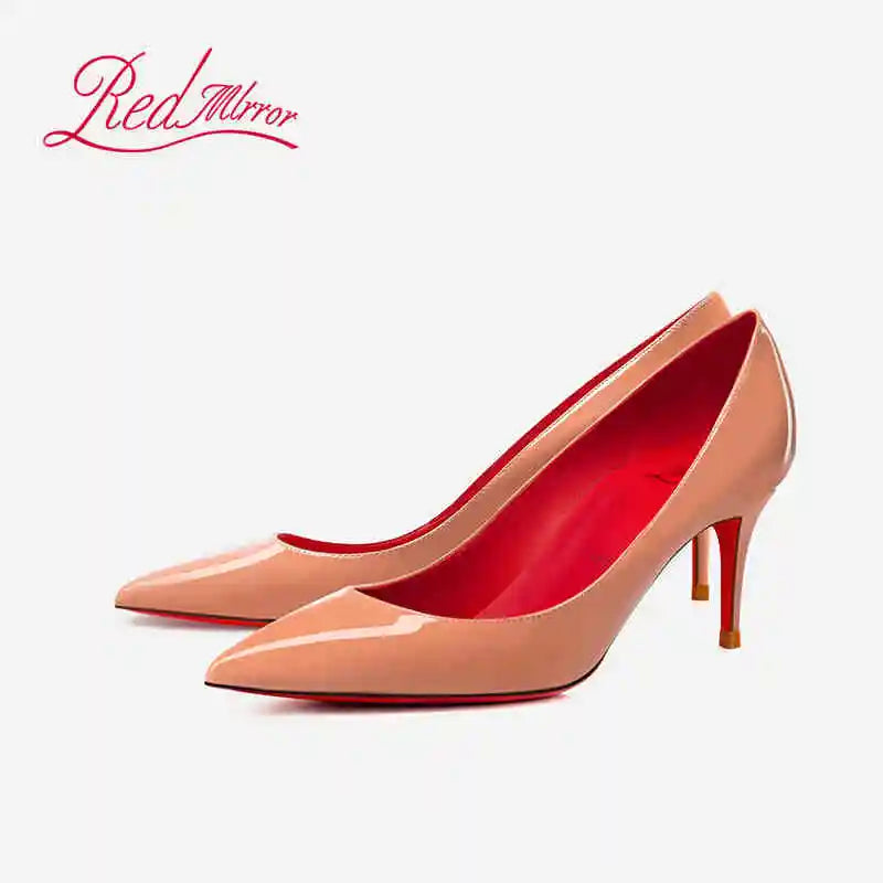 Shoes For Woman 2025 Trend Luxury Red Bottoms High Heels Pointed Toe Stiletto Pumps 12 cm Comfortable Party Dress Wedding Shoes