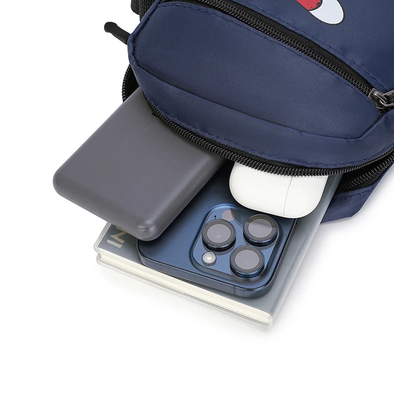 Men's Women's Shark Crossbody Bag - Mini Phone Pouch, Adjustable Strap, Oxford Cloth, Outdoor Travel Bag, Fashion Casual