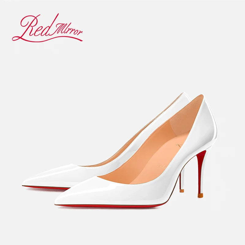 Shoes For Woman 2025 Trend Luxury Red Bottoms High Heels Pointed Toe Stiletto Pumps 12 cm Comfortable Party Dress Wedding Shoes