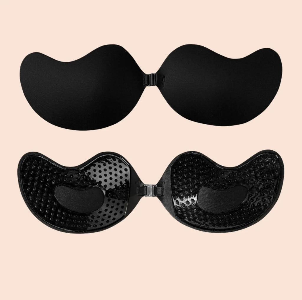 3pcs Women Invisible Push Up Bra Backless Strapless Bra Seamless Front Closure Bralette Underwear Silicone Self-Adhesive Bra Pad