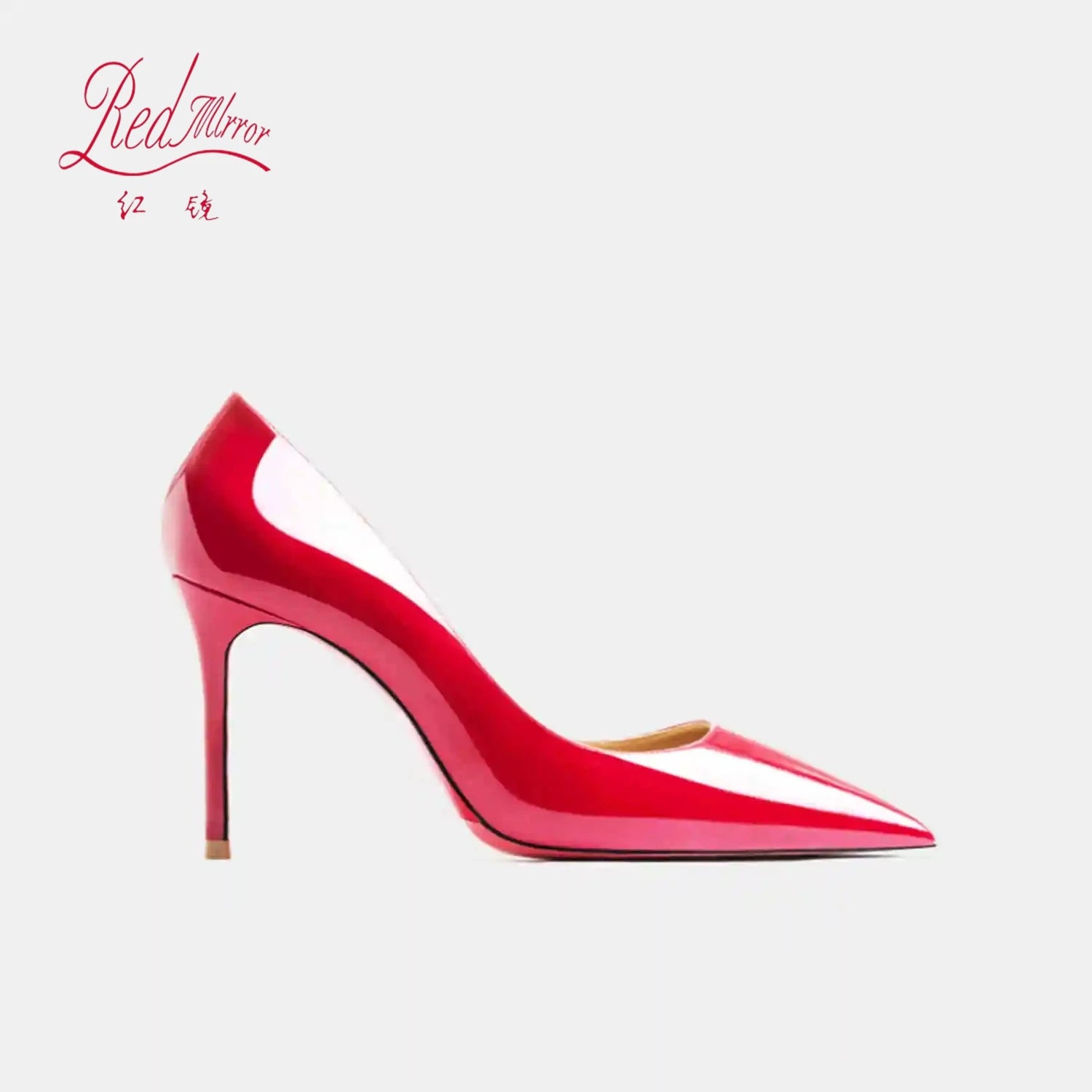 Black Women's elegant high heels Red Shiny Bottoms Luxury Brand Women heels trend Pointed Toe Sexy Party Pumps shoes Women
