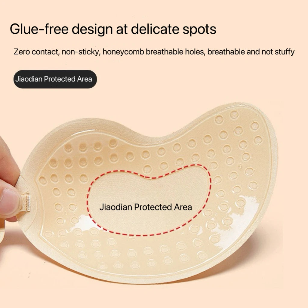 3pcs Women Invisible Push Up Bra Backless Strapless Bra Seamless Front Closure Bralette Underwear Silicone Self-Adhesive Bra Pad