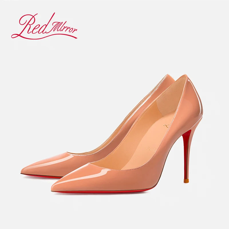 Shoes For Woman 2025 Trend Luxury Red Bottoms High Heels Pointed Toe Stiletto Pumps 12 cm Comfortable Party Dress Wedding Shoes