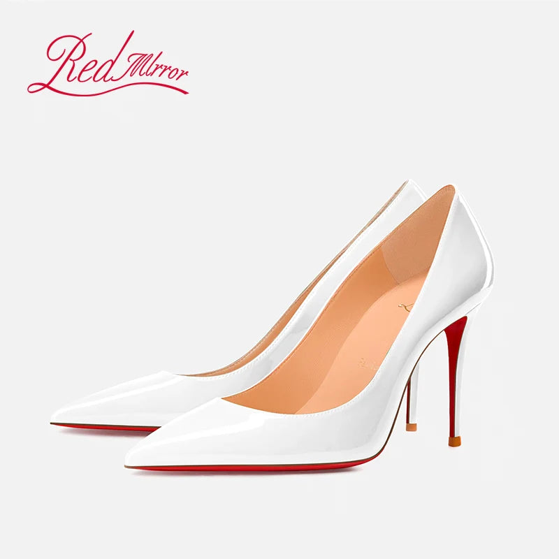 Shoes For Woman 2025 Trend Luxury Red Bottoms High Heels Pointed Toe Stiletto Pumps 12 cm Comfortable Party Dress Wedding Shoes