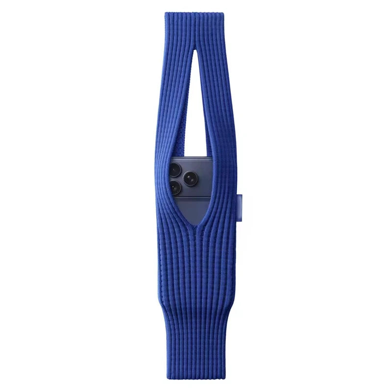 Portable Knitted Nylon Mobile Phone Bag Case for IPhone 17 Air 16 15 14 13 Pro Max Plus 17Air 17Pro 16Pro i17 Pocket Pouch Cover