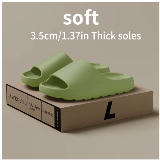 EVA Anti-Slip Men's Slippers Home Thick Bottom Slippers Comfortable Lightweight Indoor Outdoor House Slippers