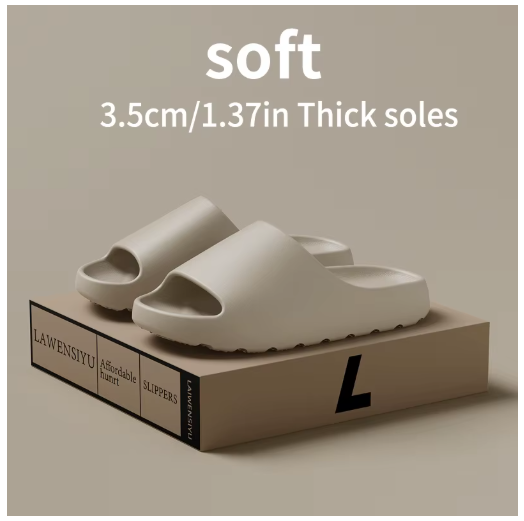 EVA Anti-Slip Men's Slippers Home Thick Bottom Slippers Comfortable Lightweight Indoor Outdoor House Slippers