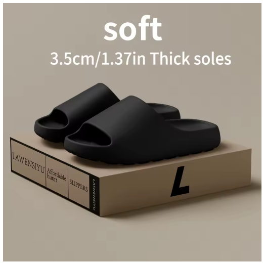 EVA Anti-Slip Men's Slippers Home Thick Bottom Slippers Comfortable Lightweight Indoor Outdoor House Slippers