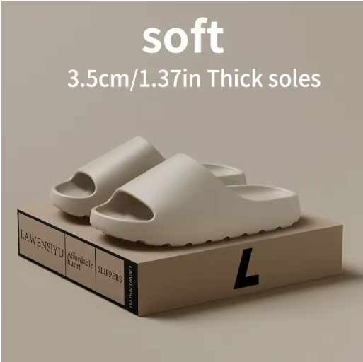 EVA Anti-Slip Men's Slippers Home Thick Bottom Slippers Comfortable Lightweight Indoor Outdoor House Slippers