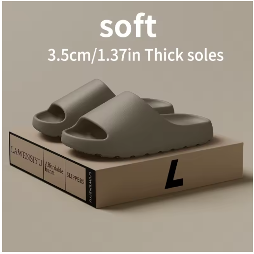 EVA Anti-Slip Men's Slippers Home Thick Bottom Slippers Comfortable Lightweight Indoor Outdoor House Slippers