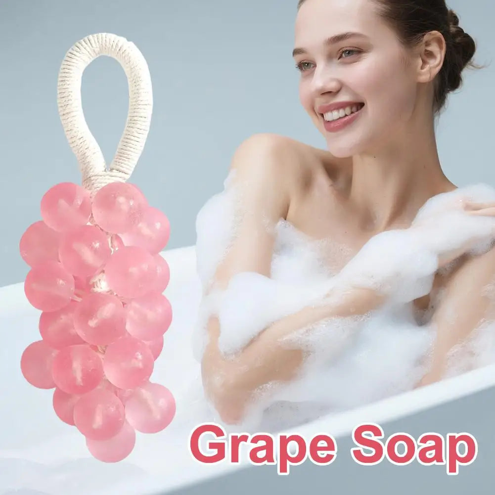 Crystal Grape Soap Handmade Artisan Moisturizing Body Shower And Facial Cleansing Radiant Skin & Shower, Elegantly Gift-Boxed