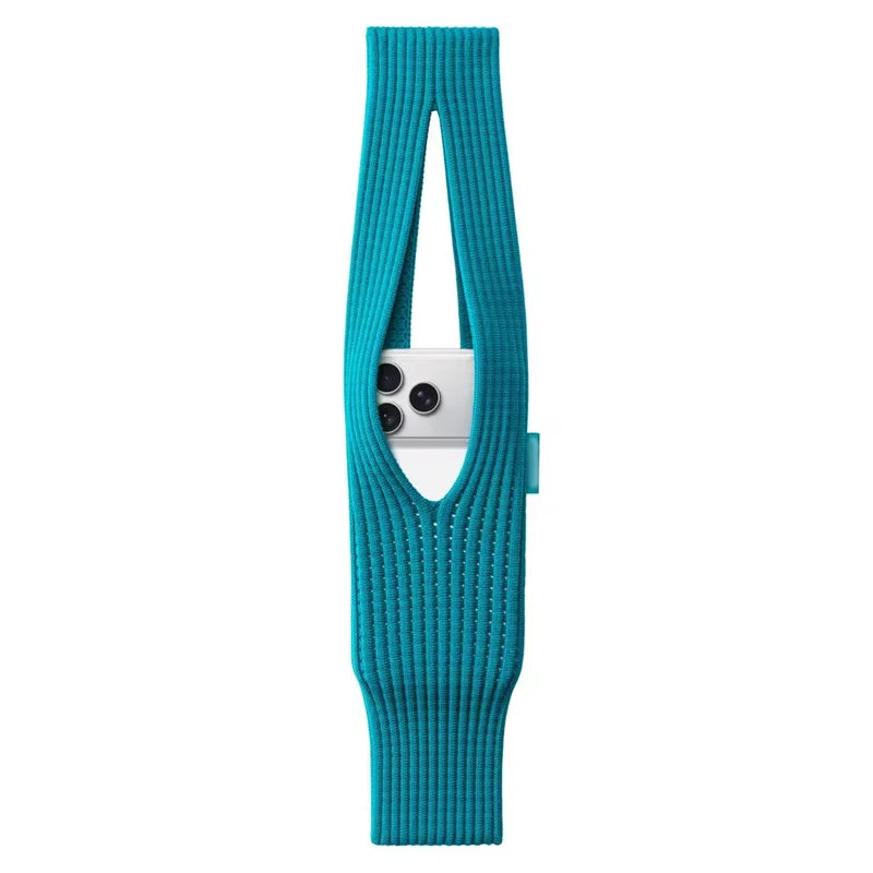 Portable Knitted Nylon Mobile Phone Bag Case for IPhone 17 Air 16 15 14 13 Pro Max Plus 17Air 17Pro 16Pro i17 Pocket Pouch Cover