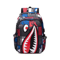 Backpack Elementary Bookbag Travel Rucksack Cartoon Shark Print Primary School Student Satchel Backpack Mochila Infantil