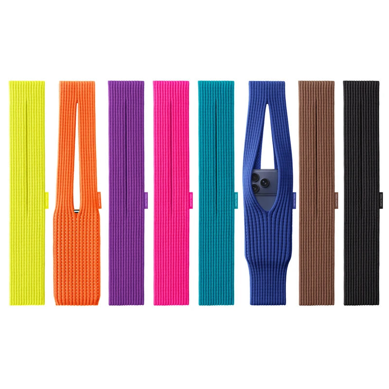 Portable Knitted Nylon Mobile Phone Bag Case for IPhone 17 Air 16 15 14 13 Pro Max Plus 17Air 17Pro 16Pro i17 Pocket Pouch Cover