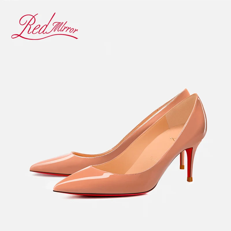 Shoes For Woman 2025 Trend Luxury Red Bottoms High Heels Pointed Toe Stiletto Pumps 12 cm Comfortable Party Dress Wedding Shoes