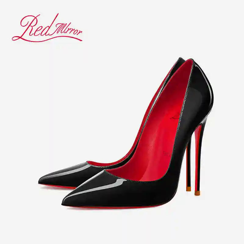 Shoes For Woman 2025 Trend Luxury Red Bottoms High Heels Pointed Toe Stiletto Pumps 12 cm Comfortable Party Dress Wedding Shoes