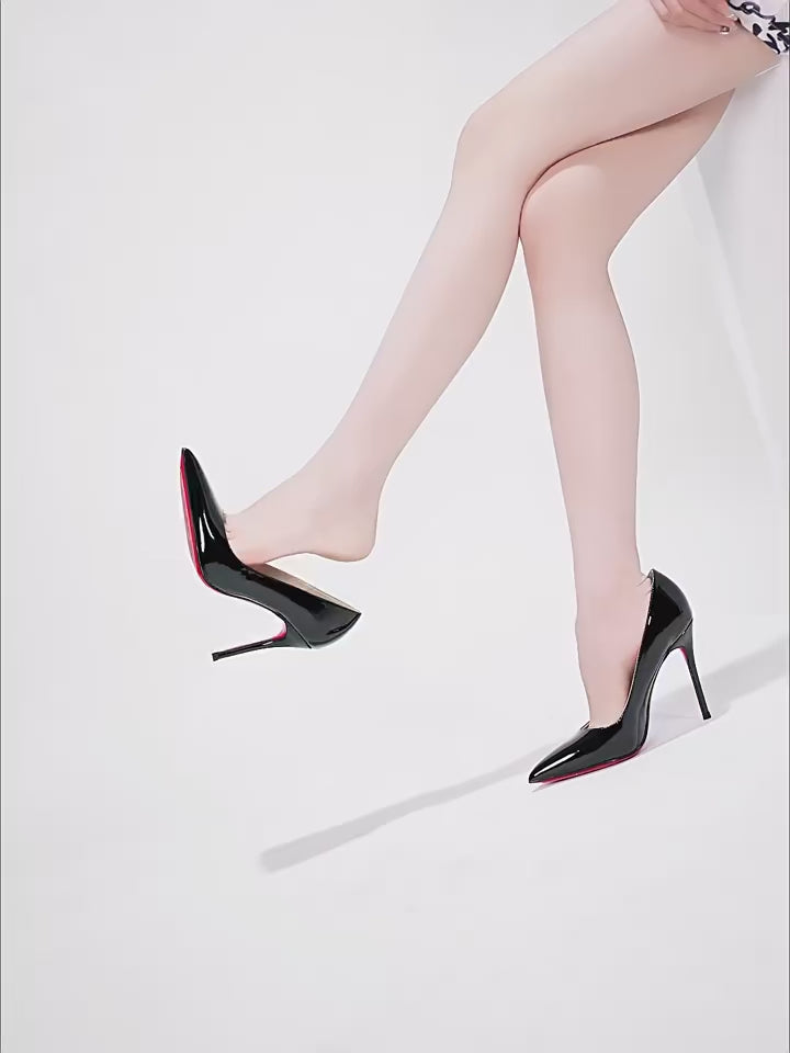 Shoes For Woman 2025 Trend Luxury Red Bottoms High Heels Pointed Toe Stiletto Pumps 12 cm Comfortable Party Dress Wedding Shoes